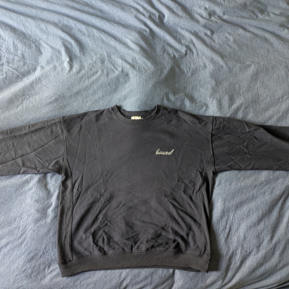 Bound Dark Blue Crewneck Sweater